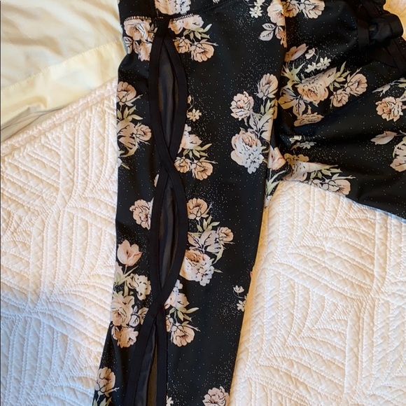 Free People Movement Liza Floral Mesh Leggings - Picture 4 of 9